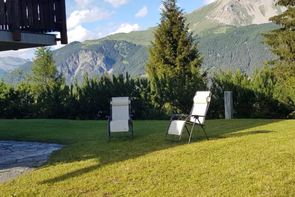 Chalet Wulli In Der Naehe Der Skianlagen Savognin Bagian luar foto