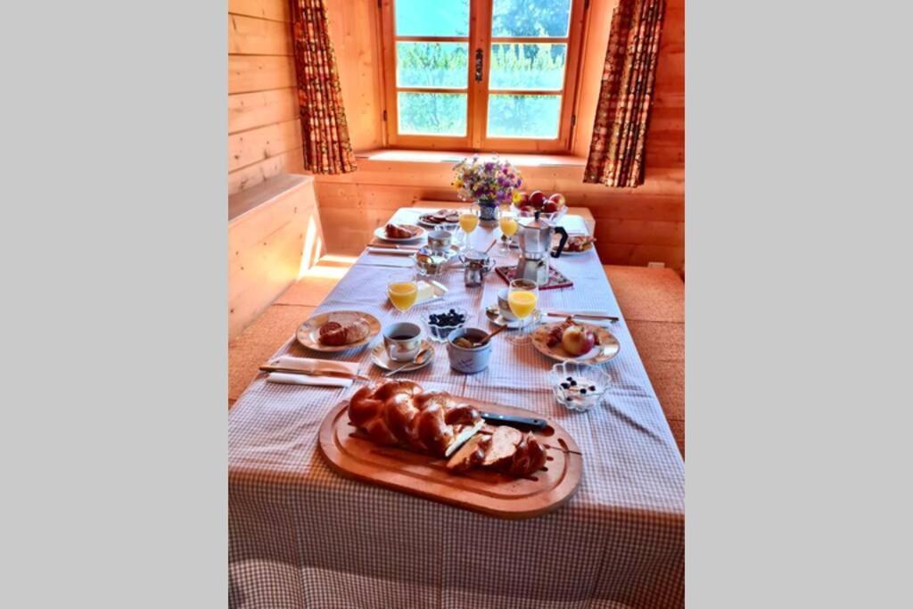 Chalet Wulli In Der Naehe Der Skianlagen Savognin Bagian luar foto